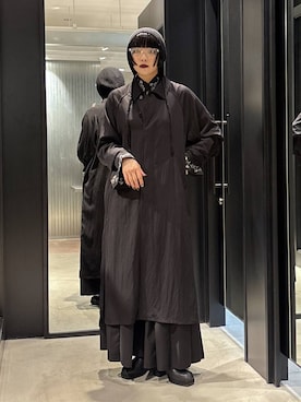 「アイテム（ステンカラーコート）」を使った、ノン(HARE)さん（レディース・170cm）の秋コーディネート