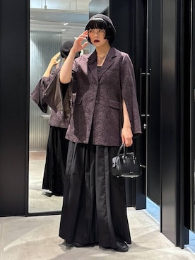 「アイテム（テーラードジャケット）」を使った、ノン(HARE)さん（レディース・170cm・20代）の夏コーディネート