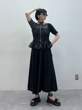 「アイテム（その他トップス）」を使った、ノン(HARE)さん（レディース・170cm・20代）の夏コーディネート