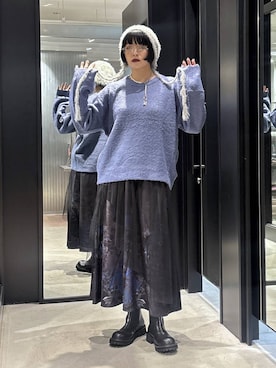 「アイテム（スカート）」を使った、ノン(HARE)さん（レディース・170cm）の秋コーディネート