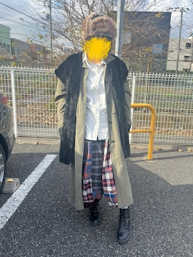 「アイテム（モッズコート）」を使った、キルさん（レディース・163cm）の冬コーディネート