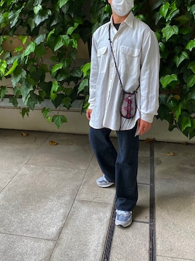 「AURALEE」｜かいさん（メンズ・164cm）の春コーディネート