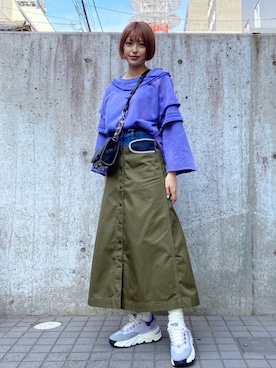 「diesel福岡」｜ayanoさん（レディース・160cm）の秋コーディネート