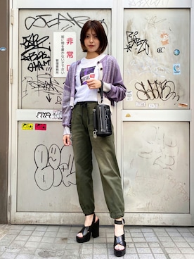 「diesel福岡」｜ayanoさん（レディース・160cm）の夏コーディネート