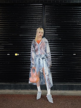 「DIESEL（ディーゼル）のアイテム」を使った、ayanoさん（レディース・160cm）の夏コーディネート