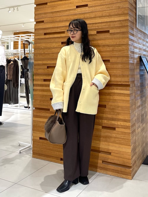 セール】バイカラーニットコート（その他アウター）｜SENSE OF