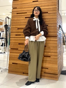 「SENSEOFPLACE」｜mizurisaさん（レディース・153cm）の秋コーディネート