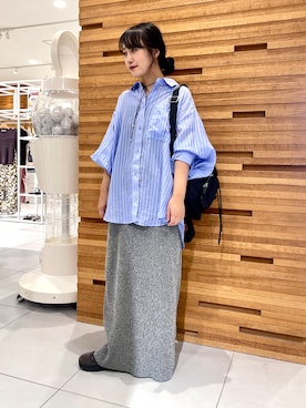 「アイテム（バックパック/リュック）」を使った、mizurisaさん（レディース・153cm）の夏コーディネート