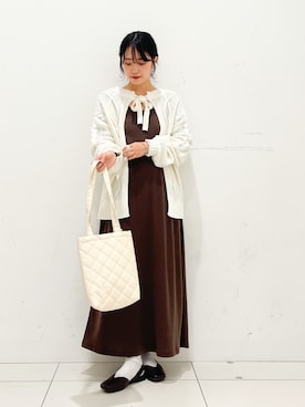 「#秋コーデ」｜「アイテム（ワンピース/ドレス）」を使った、mizurisaさん（レディース・153cm）の秋コーディネート