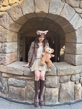 「アイテム（スカート）」を使った、honoさん（レディース・149cm・20代）の秋コーディネート