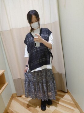 「夏が待ち遠しい」｜Kahoさん（レディース・158cm）の春コーディネート