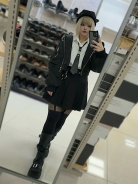 藍澤みつなさん（レディース・153cm）の冬コーディネート