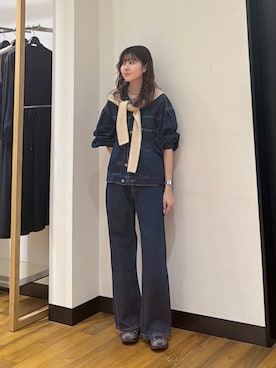 「URBAN RESEARCH Sonny Label（アーバンリサーチサニーレーベル）のアイテム（パンツ）」を使った、マイカさん（レディース・167cm）の秋コーディネート