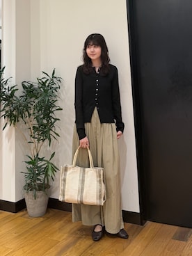 「RODE SKO（ロデスコ）のアイテム」を使った、マイカさん（レディース・167cm）の夏コーディネート