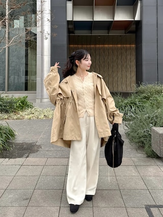 hinariのトレンチコートを使った人気ファッションコーディネート - WEAR