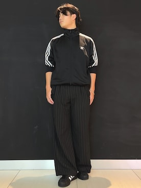「アイテム（ジャージ）」を使った、M.Kさん（メンズ・172cm）の夏コーディネート
