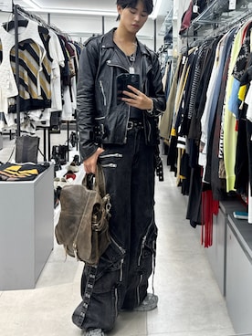 「schott（ショット）のアイテム」を使った、kazuma5508さん（メンズ・178cm）の冬コーディネート