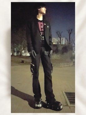 「DENTS（デンツ）のアイテム」を使った、kazuma5508さん（メンズ・178cm）の冬コーディネート