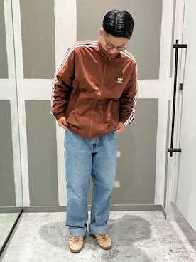 「タバコ」｜「アイテム（ジャケット/アウター）」を使った、GSさん（メンズ・177cm）の秋コーディネート