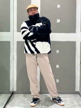 「adidas（アディダス）のアイテム（その他パンツ）」を使った、GSさん（メンズ・177cm）の秋コーディネート