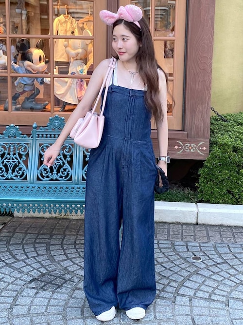 杏仁ページ セール】デニムベアサロペット 133580（サロペット/オーバーオール