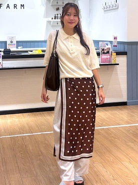 「LOWRYS FARM（ローリーズファーム）のカットイージーカーブパンツ 292362（スウェットパンツ、グレー系）」を使った、futabaさん（レディース）の春コーディネート