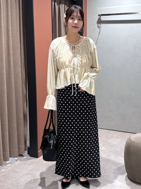 「アイテム（リング）」を使った、futabaさん（レディース・160cm）の夏コーディネート