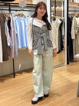 futabaさん（レディース・160cm）の春コーディネート