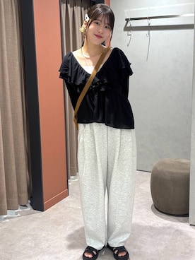 「アイテム（チョーカー）」を使った、futabaさん（レディース・160cm）の夏コーディネート