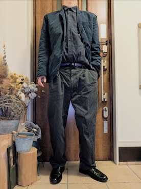 sanshoku.さん（メンズ・180cm）の春コーディネート