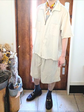 「Columbia（コロンビア）のアイテム」を使った、sanshoku.さん（メンズ・180cm）の夏コーディネート