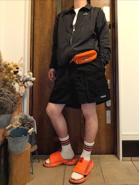 「LACOSTE（ラコステ）のアイテム」を使った、sanshoku.さん（メンズ・180cm）の春コーディネート