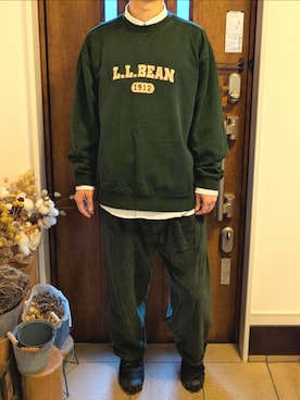 「L.L.Bean（エルエルビーン）のアイテム」を使った、sanshoku.さん（メンズ・180cm）の春コーディネート