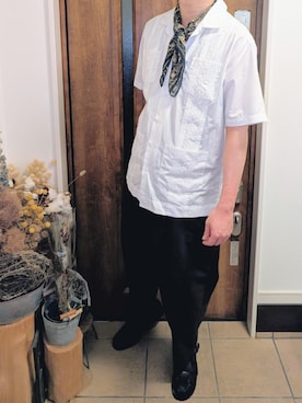 「Steven Alan（スティーブンアラン）のアイテム」を使った、sanshoku.さん（メンズ・180cm）の秋コーディネート