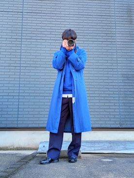 「アイテム（PC・スマホグッズ/家電）」を使った、sanshoku.さん（メンズ・180cm）の冬コーディネート