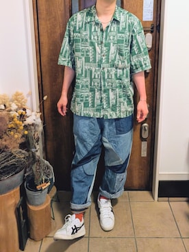 sanshoku.さん(メンズ・180cm)の夏コーディネート