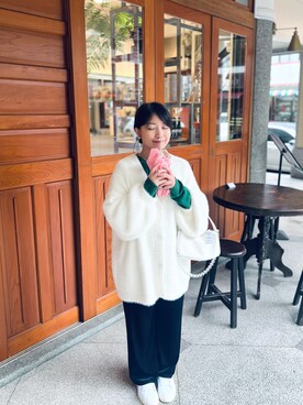 「Taiwan」｜「アイテム（その他アウター）」を使った、eikofromtaiwan さん（レディース・152cm）の春コーディネート