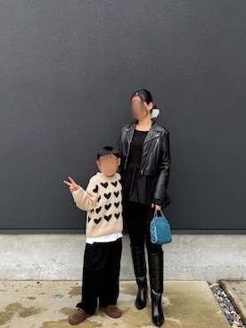 「Re:EDIT（リエディ）のアイテム」を使った、10axx_さん（レディース・161cm）の冬コーディネート