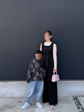 「PAIRMANON STREET（ペアマノンストリート）のアイテム」を使った、10axx_さん（レディース・161cm）の春コーディネート