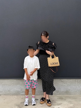 「LOEWE（ロエベ）のアイテム」を使った、10axx_さん（レディース・161cm）の夏コーディネート
