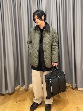 「アイテム（ビジネスバッグ）」を使った、ゆささん（メンズ・168cm）の秋コーディネート