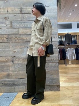 「アイテム（アナログ腕時計）」を使った、ゆささん（メンズ・168cm）の秋コーディネート