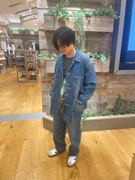 「アイテム（デニムジャケット）」を使った、ゆささん（メンズ・168cm）の夏コーディネート