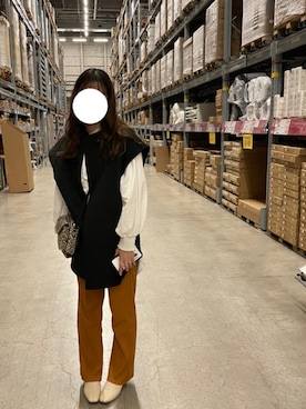 ramu🤍さん(レディース・162cm)の冬コーディネート