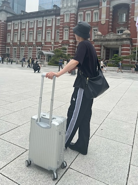 「アイテム（帽子）」を使った、ごんぞうさん（メンズ・173cm）の夏コーディネート