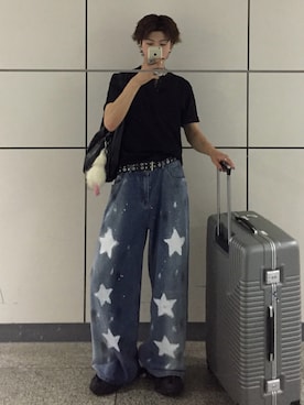 「アイテム（ピアス（両耳用））」を使った、shoさん（メンズ・173cm・20代）の夏コーディネート