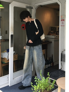 「CIASENSE（シアセンス）のアイテム」を使った、shoさん（メンズ・173cm）の秋コーディネート