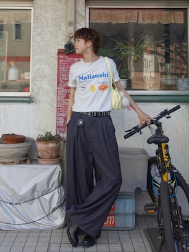 「アイテム（ピアス（両耳用））」を使った、shoさん（メンズ・173cm・20代）の夏コーディネート