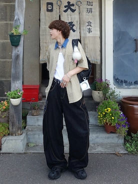 「アイテム（ピアス（両耳用））」を使った、shoさん（メンズ・173cm・20代）の夏コーディネート