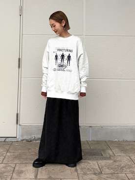 「CIAOPANIC TYPY（チャオパニックティピー）のアイテム（トップス）」を使った、ponsan0529さん（レディース・156cm）の秋コーディネート